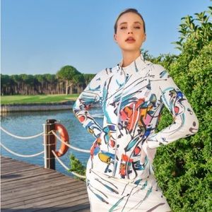 Dolcezza Zip Up “Thétys” Cardigan Jacket